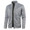 Casaco Masculino De Frio Com Zíper E Gola Em Pé - Promoção de Inverno 2025