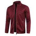 Casaco Masculino De Frio Com Zíper E Gola Em Pé - Promoção de Inverno 2025