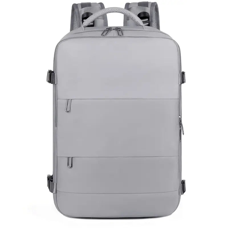 Mochila Para Viagem Multifuncional Expansível e Tecnológica + BRINDE: Adaptador de Tomada Universal