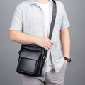 Bolsa Masculina lateral de Couro Forms